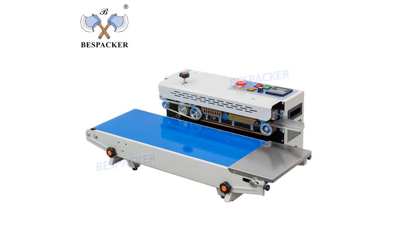 Bespacker FR-770K Wider Heating Sealing Machine Horizontal Pouch Plastic Bag Continuous Band Sealer Machine