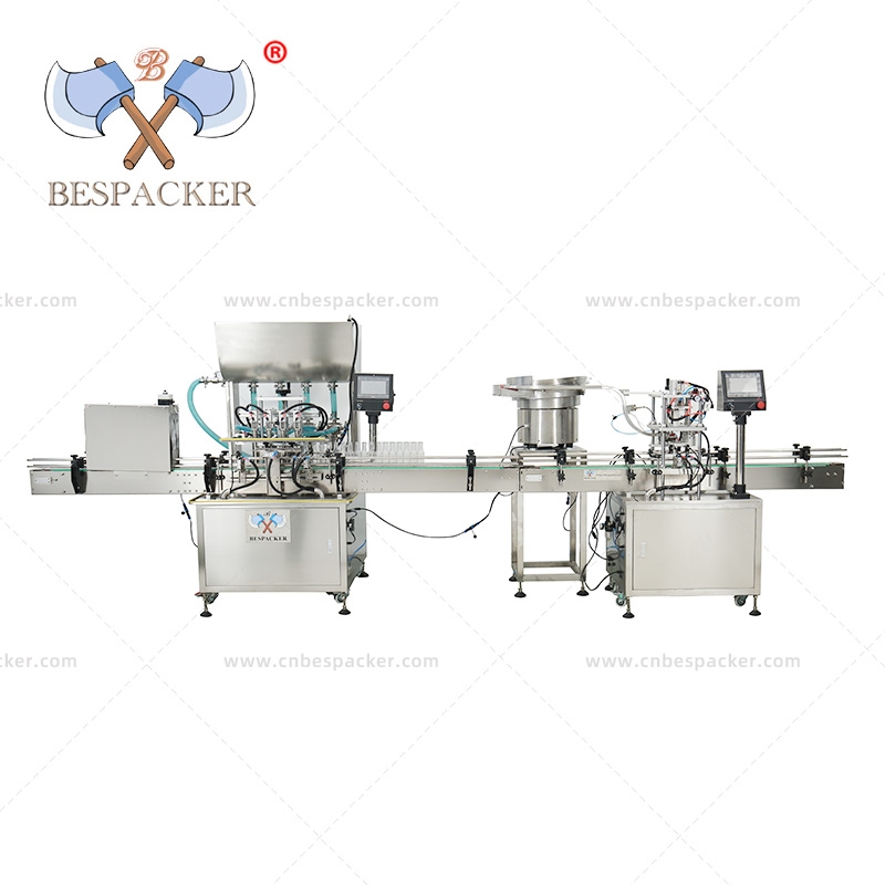 Automatic Filling and Capping Production Line